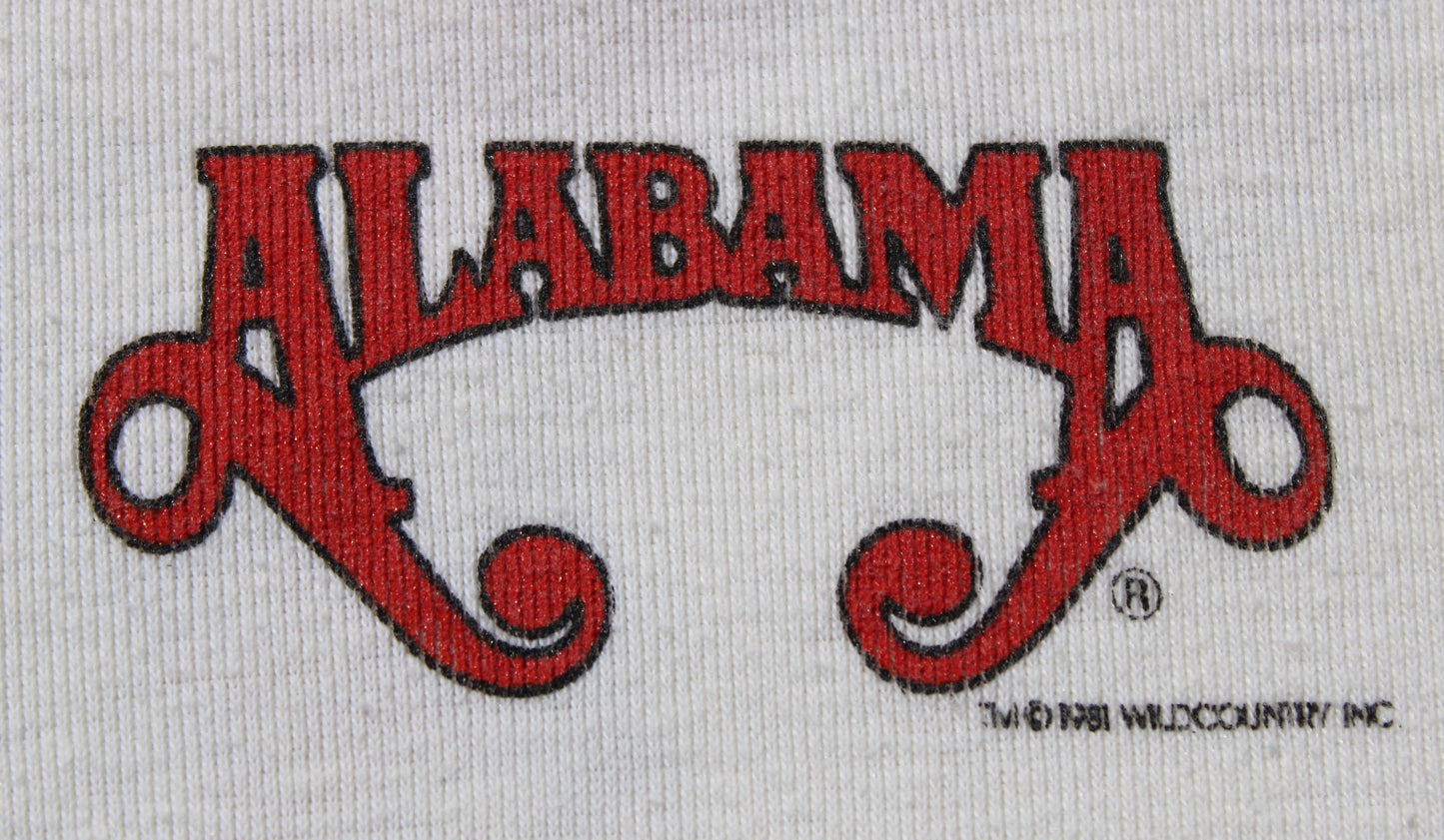 1984 Size Small Alabama "40 Hour Week Tour" Long Sleeve Shirt