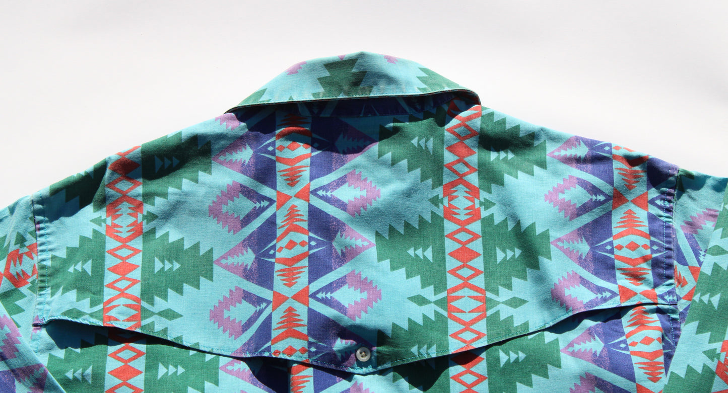 1990's Size XL Wrangler Rodeo Button Up shirt