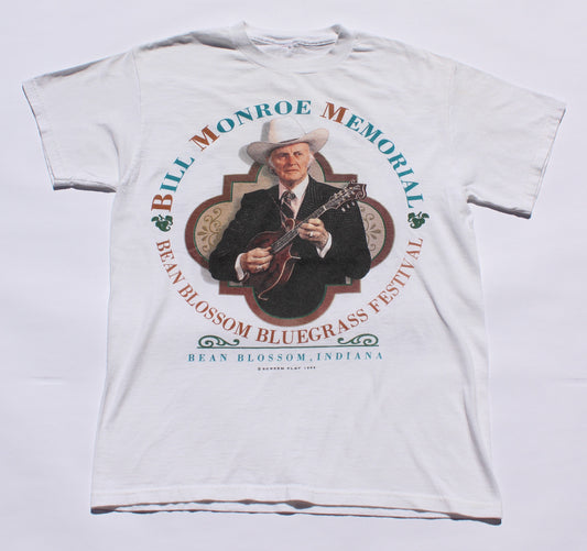 1999 Size Large Bill Monroe "33rd Annual Bluegrass Festival" Tee Shirt