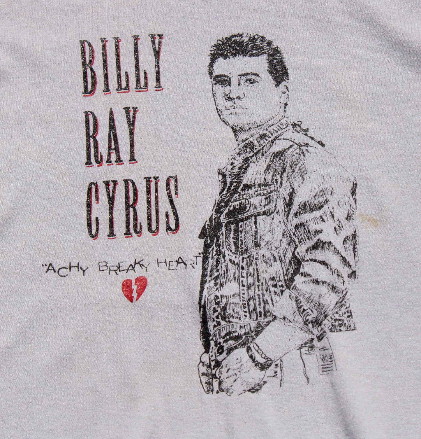 1990's Size Medium Billy Ray Cyrus "Achy Breaky Heart" Tee Shirt