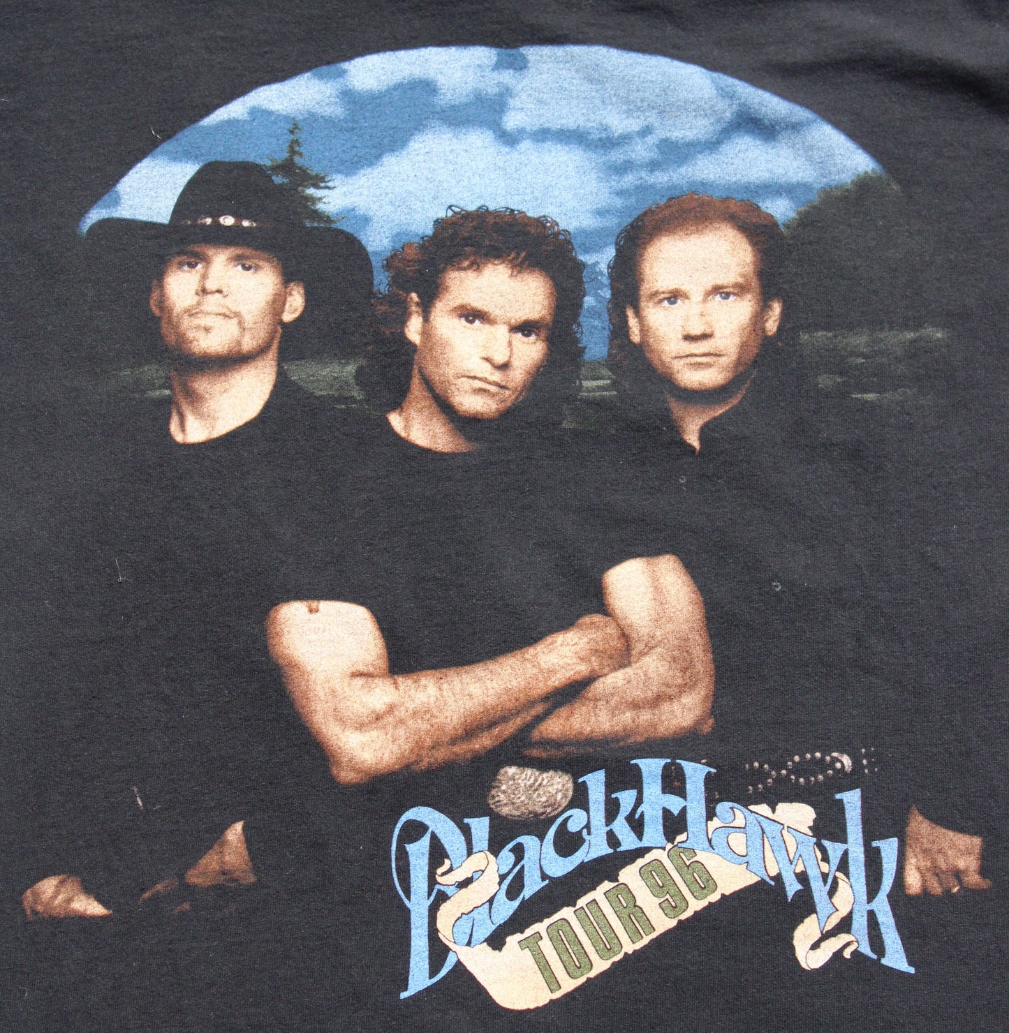 1996 Size XL Blackhawk "Tour 96" Tee Shirt