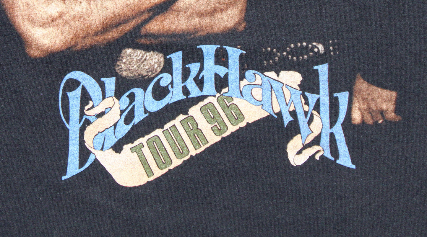 1996 Size XL Blackhawk "Tour 96" Tee Shirt