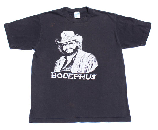 1985 Size Small Hank Williams Jr. "Whiskey Bent And Hell Bound Tour" Tee Shirt