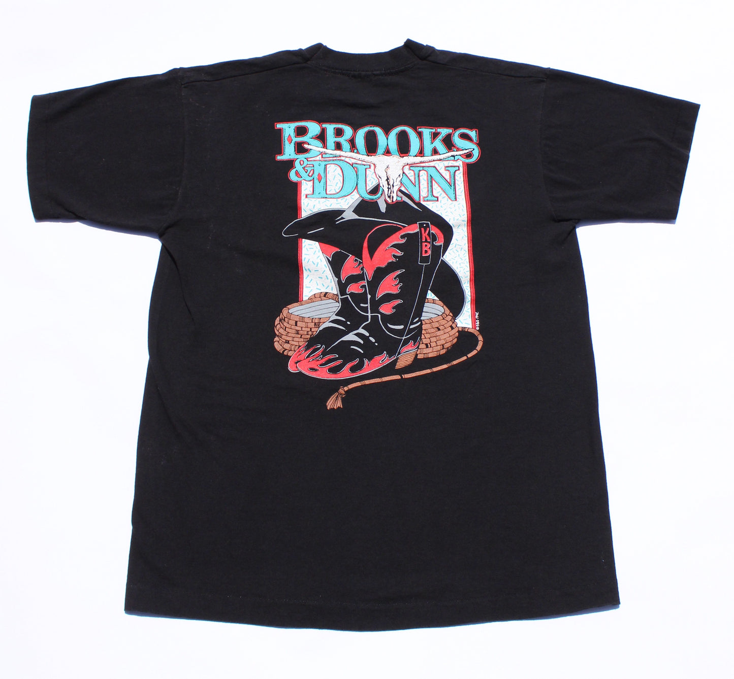 1992 Size Large Brooks And Dunn "Boot Scootin' Boogie" Tee Shirt
