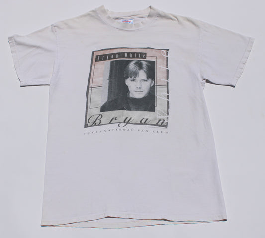 1997 Size Medium Bryan White "Intl Fan Club" Tee Shirt
