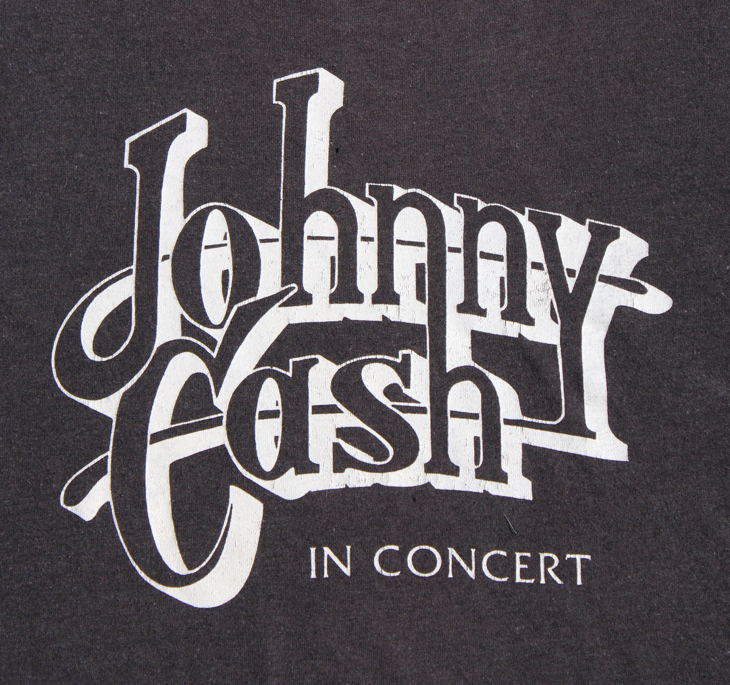 1980's Size Medium Johnny Cash "In Concert" Tee Shirt
