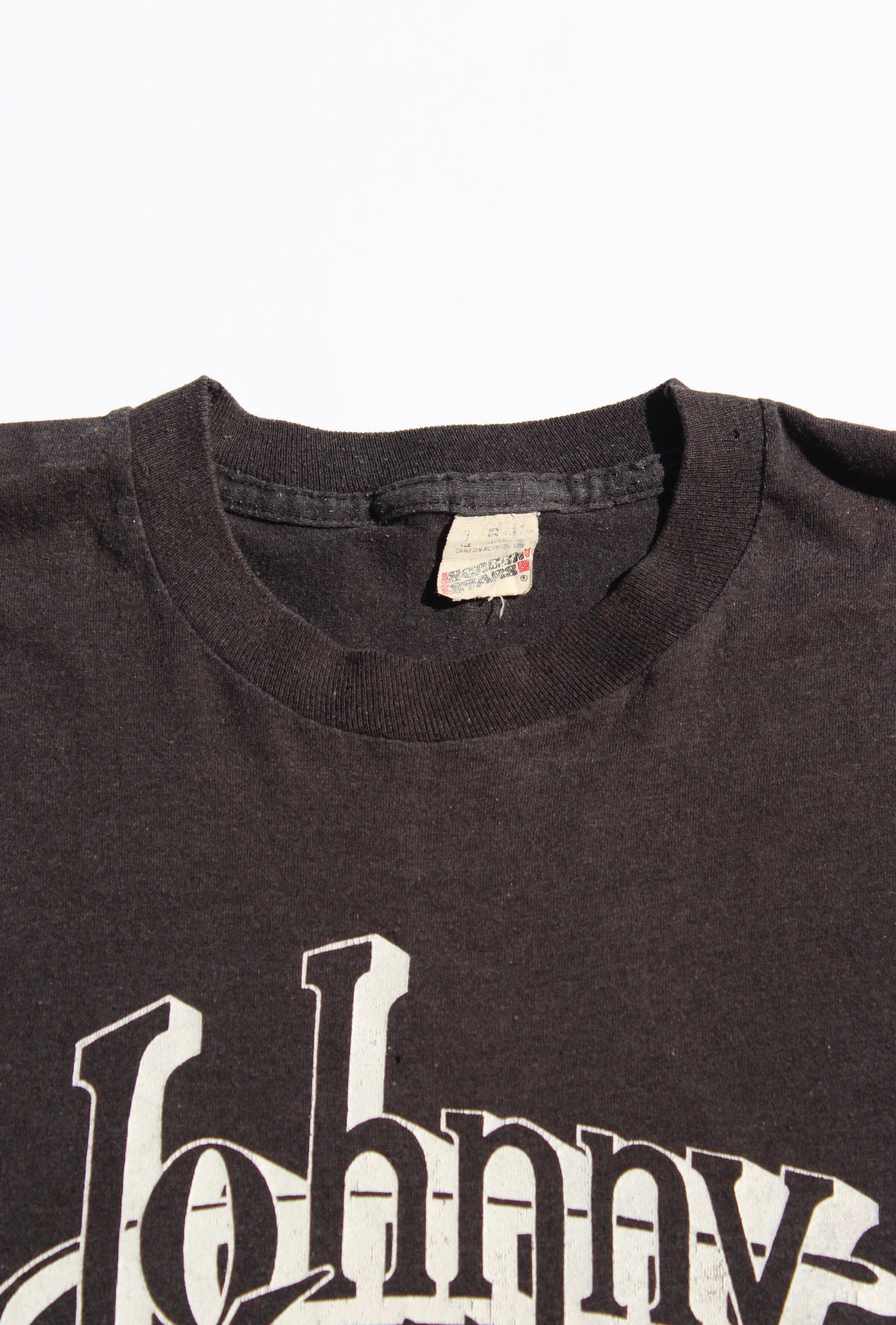 1980's Size Medium Johnny Cash "In Concert" Tee Shirt