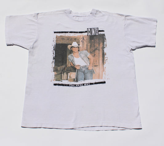 1990's Size XXL Clint Black "The Hard Way" Tee Shirt