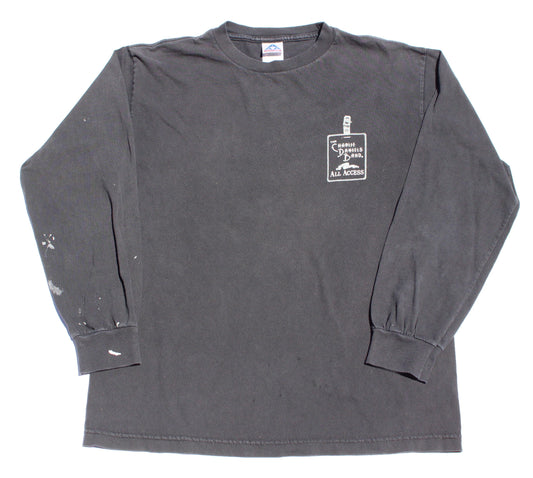 1990's Size Medium Charlie Daniel's Band "Uneasy Rider" Long Sleeve Shirt