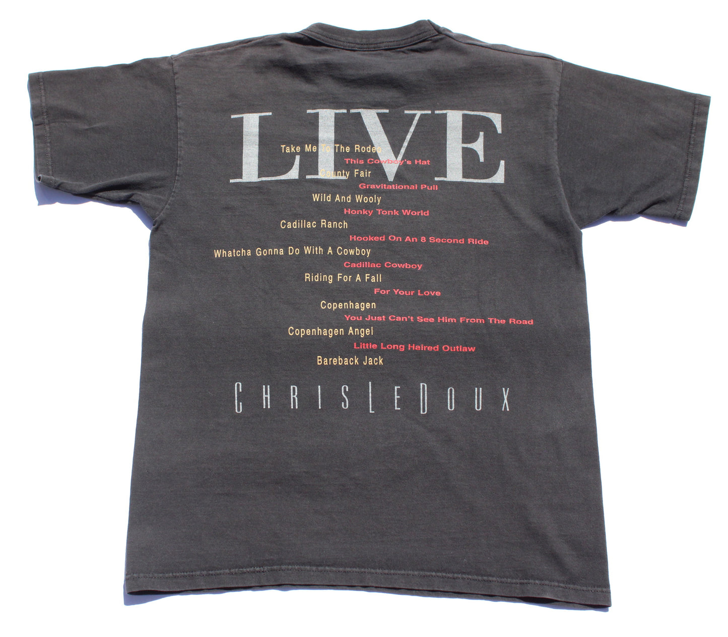1998 Size Medium Chris Ledoux "Live" Tee Shirt
