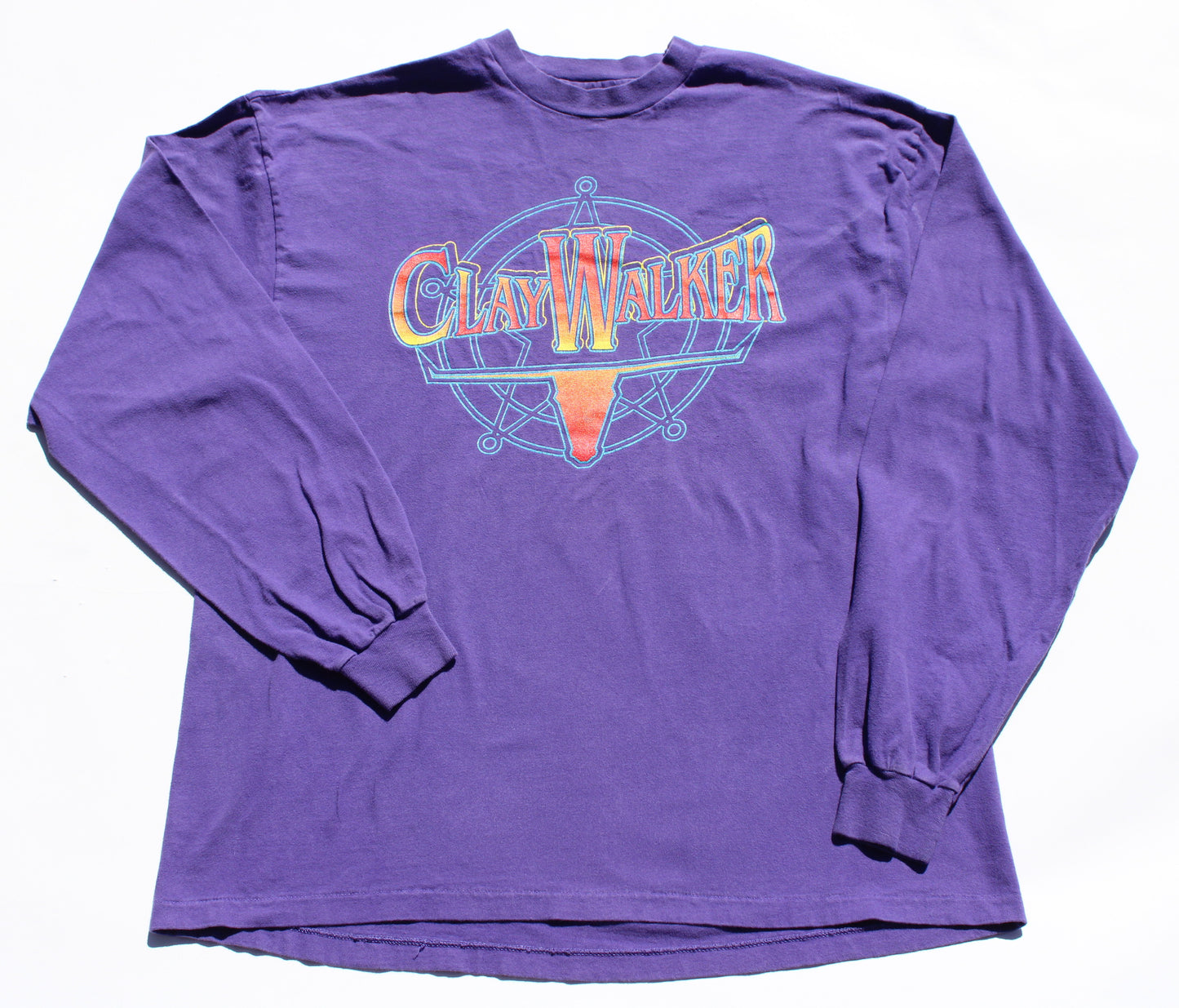 1990's Size XL Clay Walker "What's It To You?" Long Sleeve Shirt