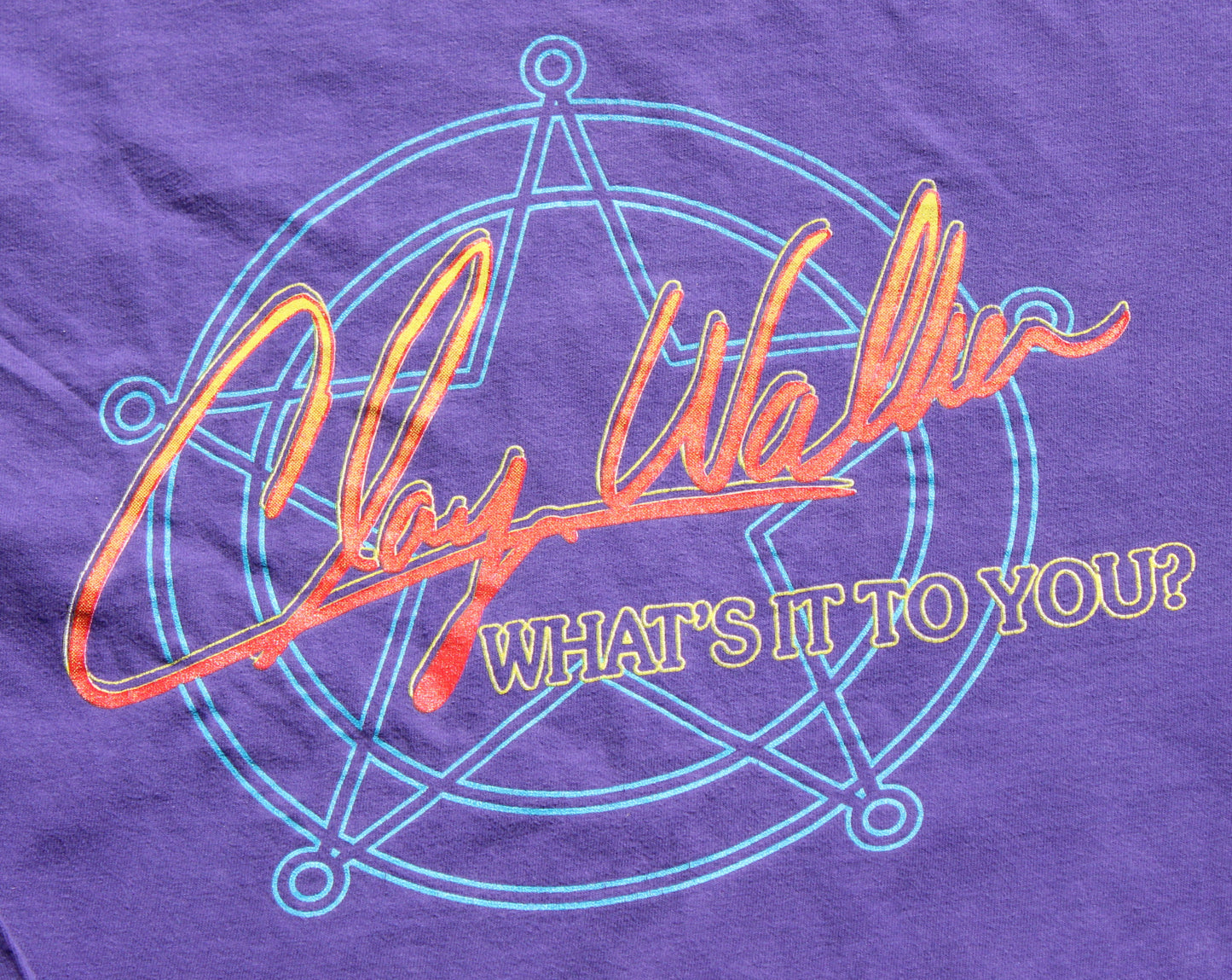 1990's Size XL Clay Walker "What's It To You?" Long Sleeve Shirt