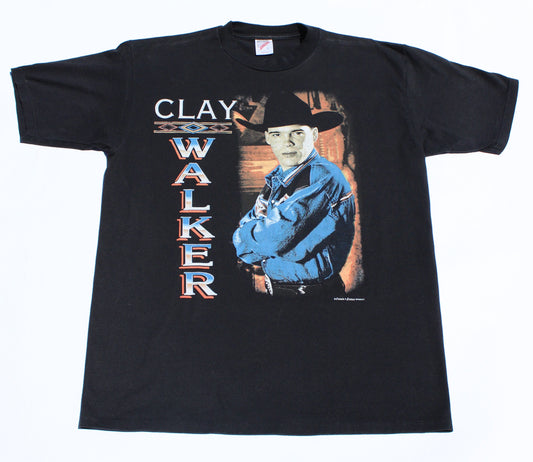 1994 Size XL Clay Walker "Tour" Tee Shirt