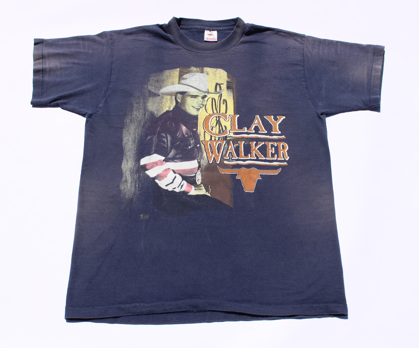 1990's Size Large Clay Walker "Hypnotize The Moon" Tee Shirt