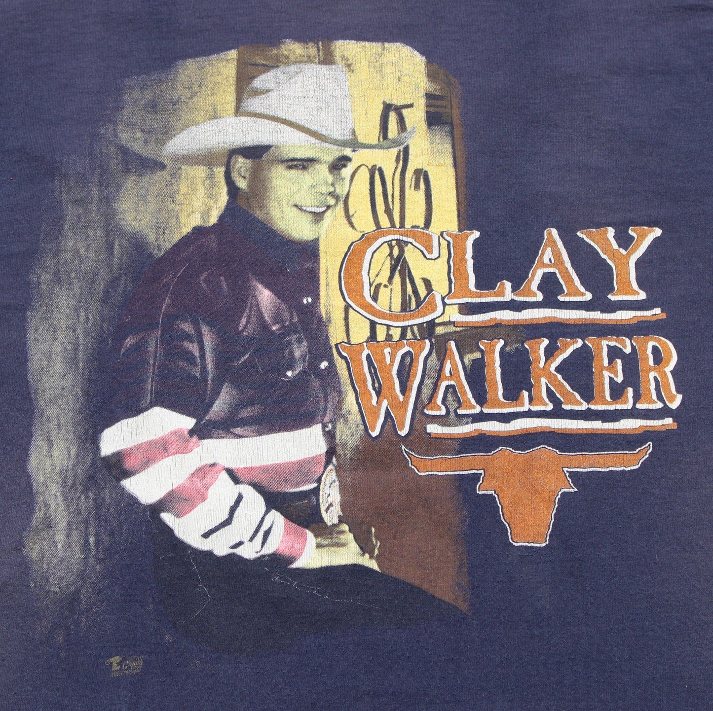 1990's Size Large Clay Walker "Hypnotize The Moon" Tee Shirt