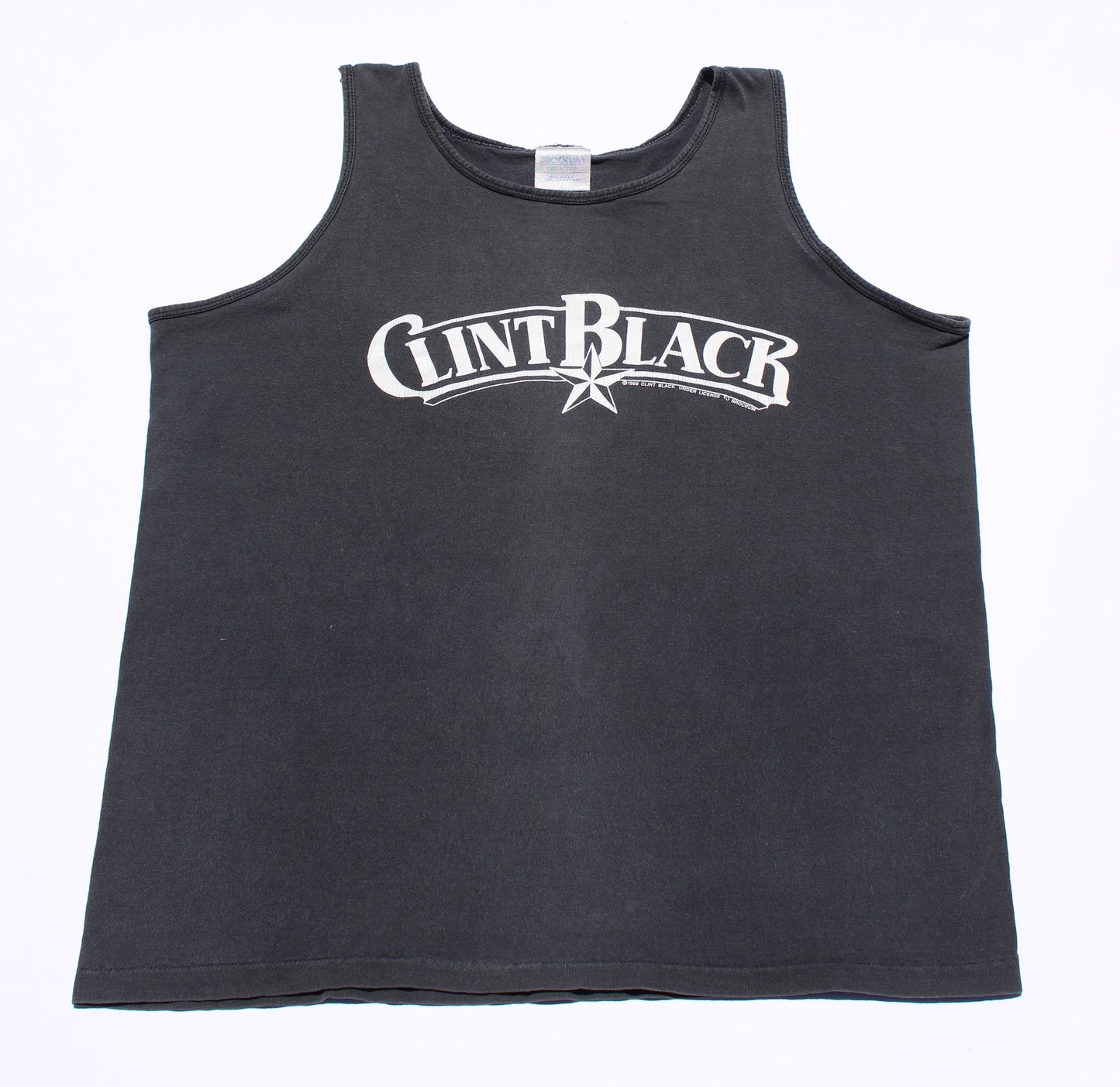 1989 Size Large Clint Black "Logo" Tank Top