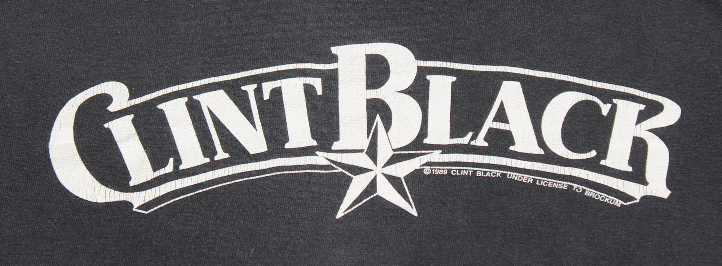 1989 Size Large Clint Black "Logo" Tank Top