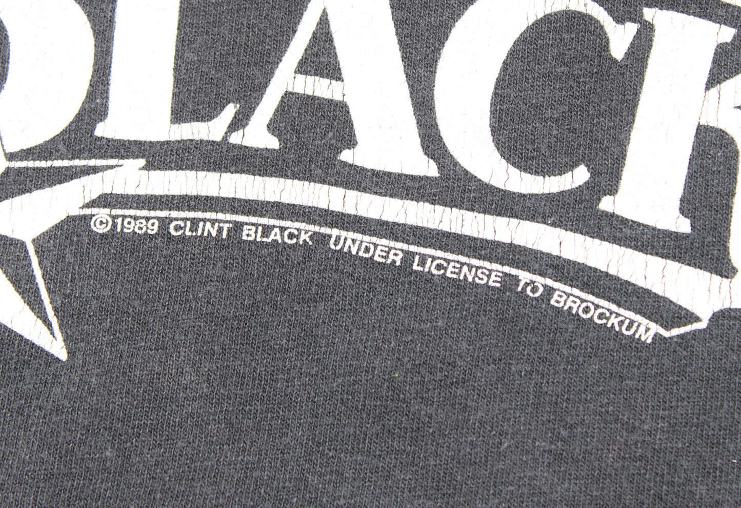 1989 Size Large Clint Black "Logo" Tank Top