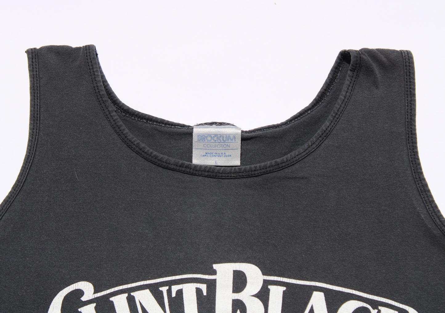 1989 Size Large Clint Black "Logo" Tank Top