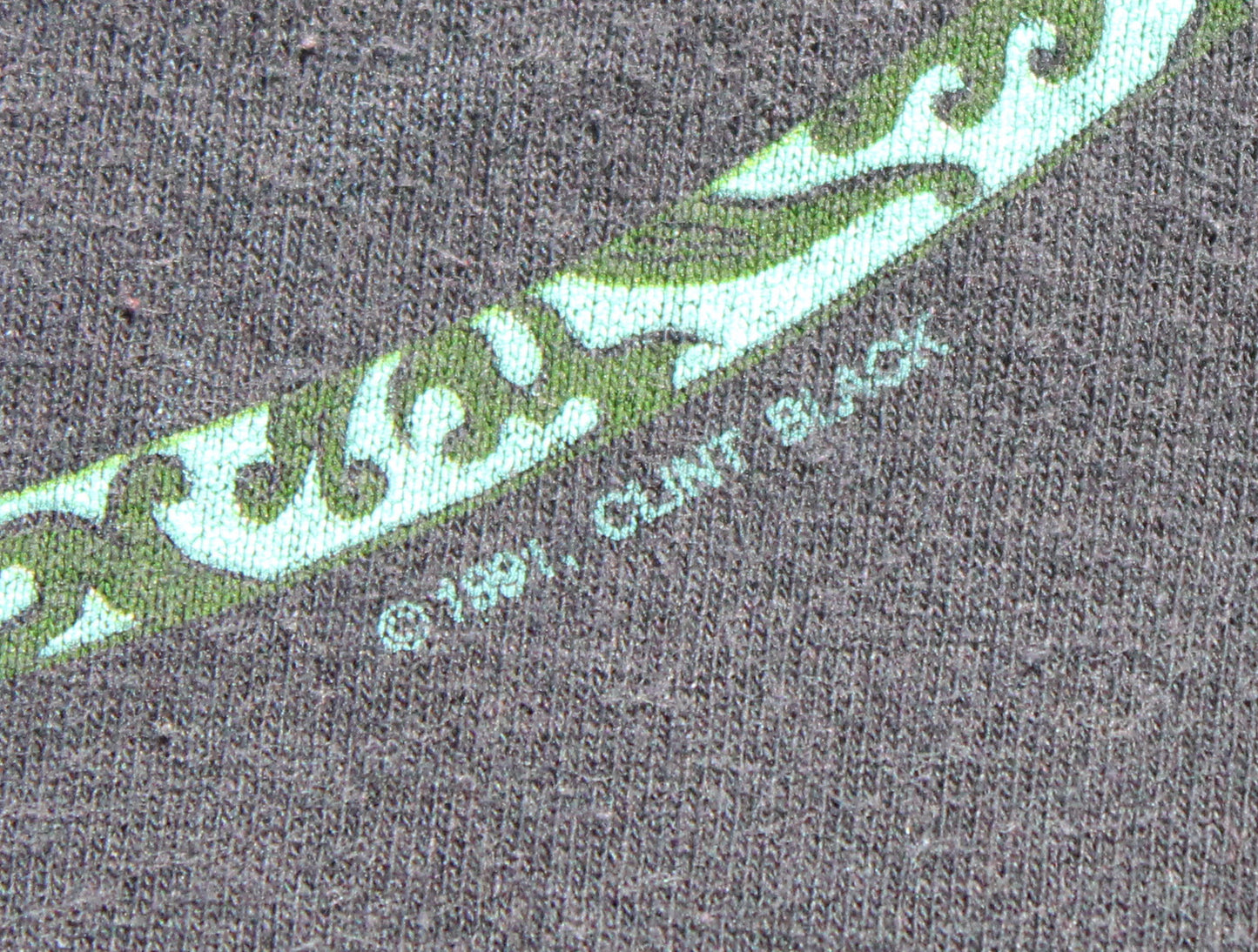 1991 Size Large Clint Black "Put Yourself In My Shoes" Tee Shirt