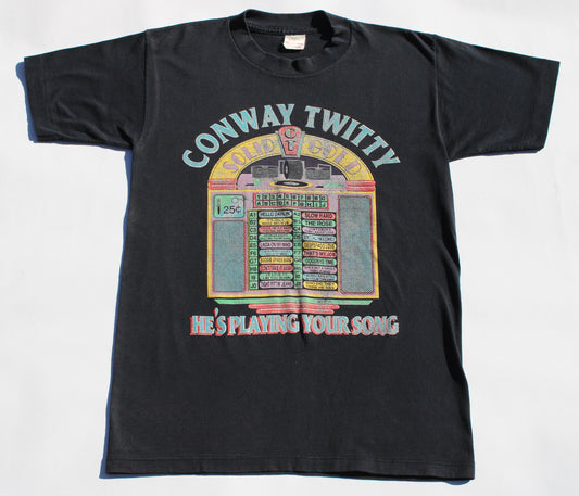 1990's Size Medium Conway Twitty "Jukebox" Tee Shirt