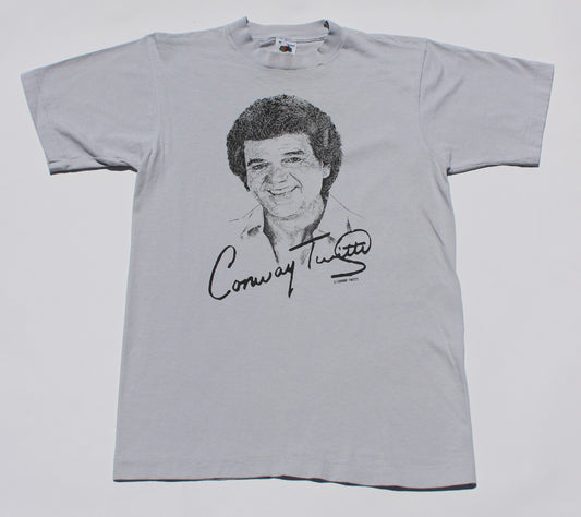 1990's Size Medium Conway Twitty "Face" Tee Shirt