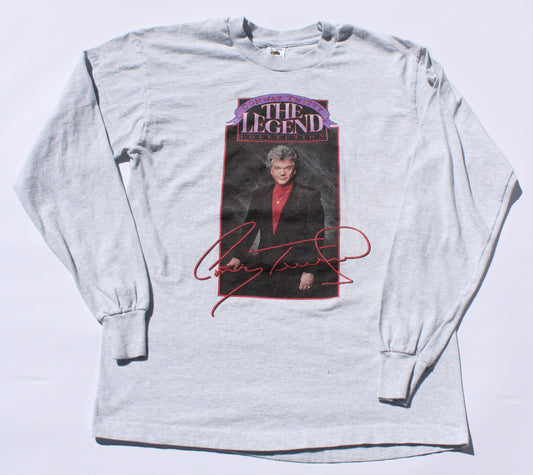 1990's Size Large Conway Twitty "The Legend" Long Sleeve Shirt