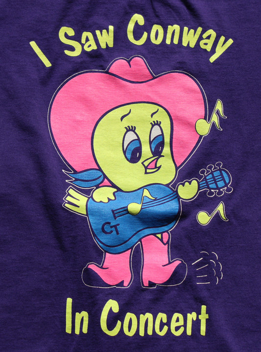 1990's Size Large Conway Twitty "Twitty Bird" Tee Shirt