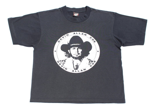 1980's Size Medium David Allan Coe "Picture" Tee Shirt