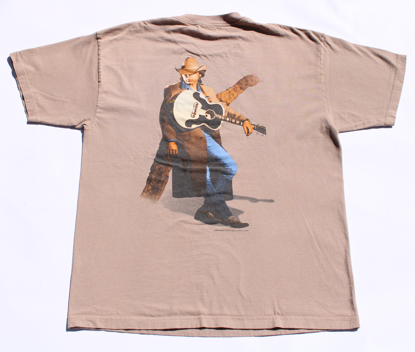 2000 Size XL Dwight Yoakam "Face" Tee Shirt