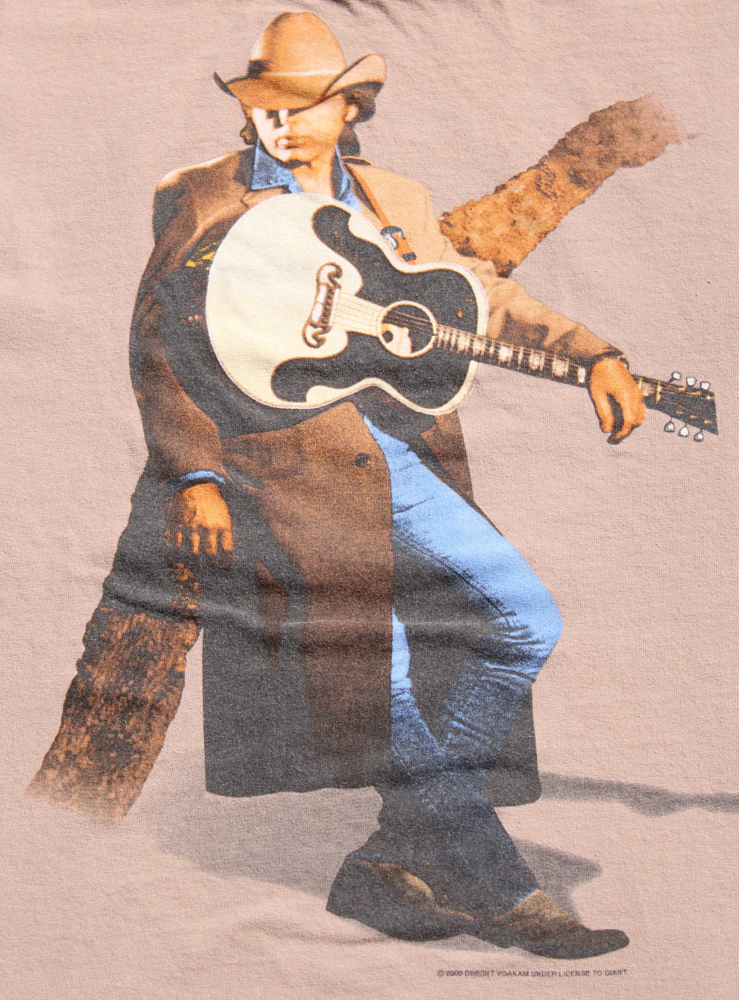 2000 Size XL Dwight Yoakam "Face" Tee Shirt
