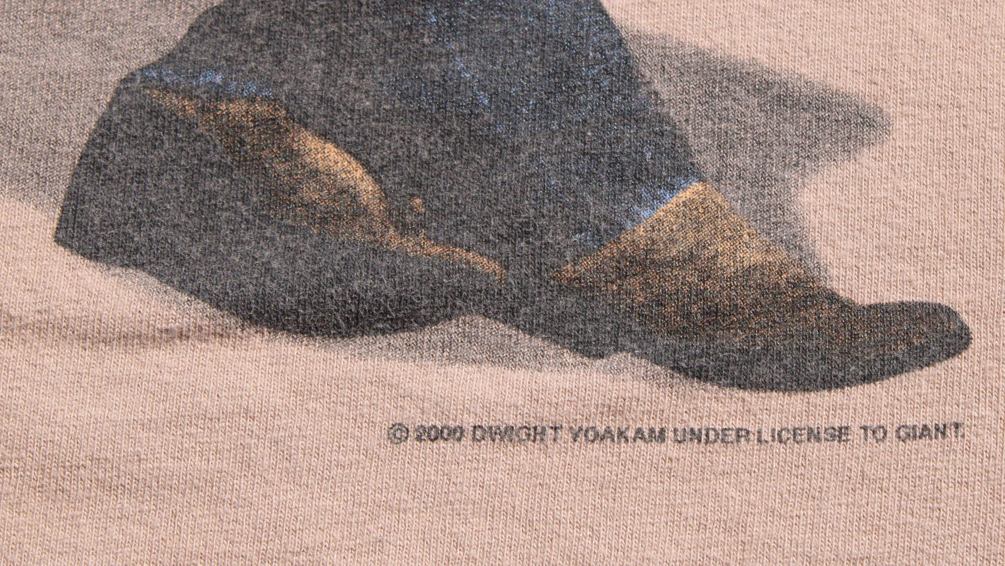 2000 Size XL Dwight Yoakam "Face" Tee Shirt