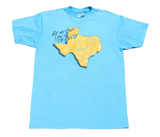 1980's Size Medium George Strait "All My Exes Live In Texas" Tee Shirt