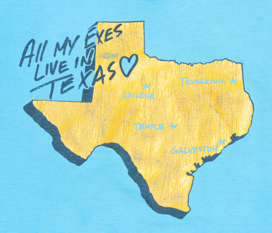 1980's Size Medium George Strait "All My Exes Live In Texas" Tee Shirt