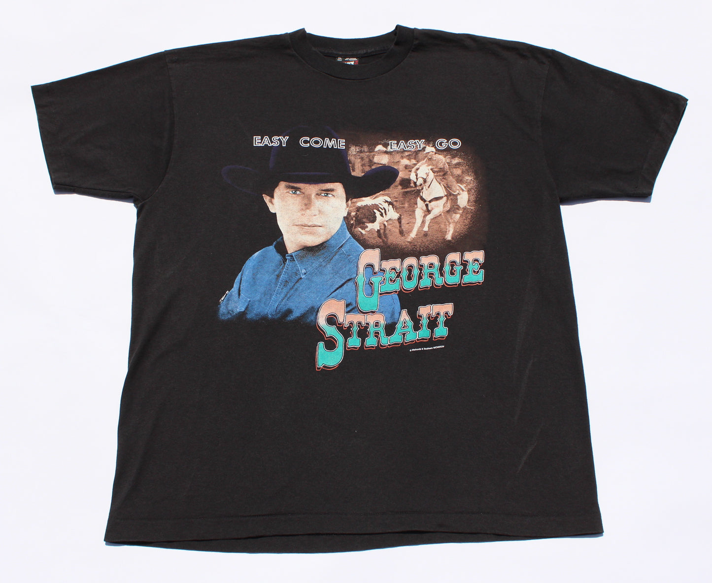 1994 Size XL George Strait "Easy Come Easy Go" Tee Shirt
