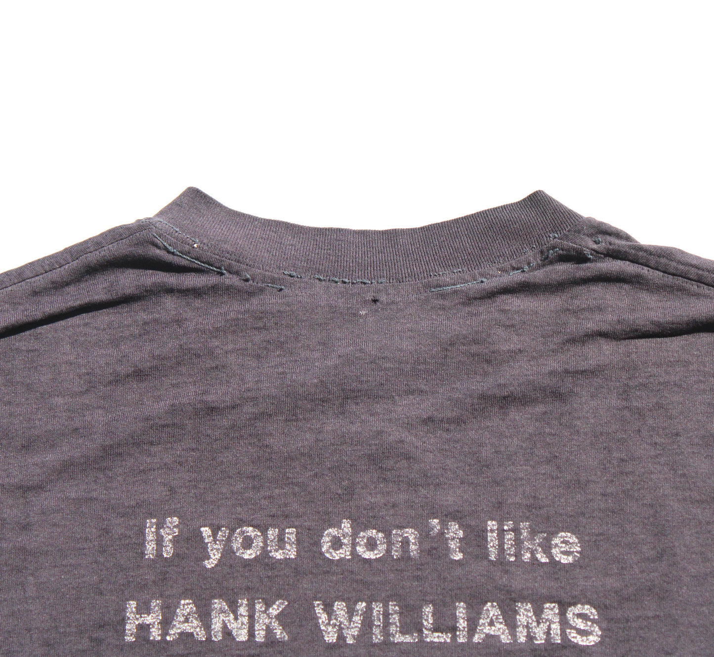 1980's Size Medium Hank Williams Jr. "Bocephus-Kiss My" Tee Shirt