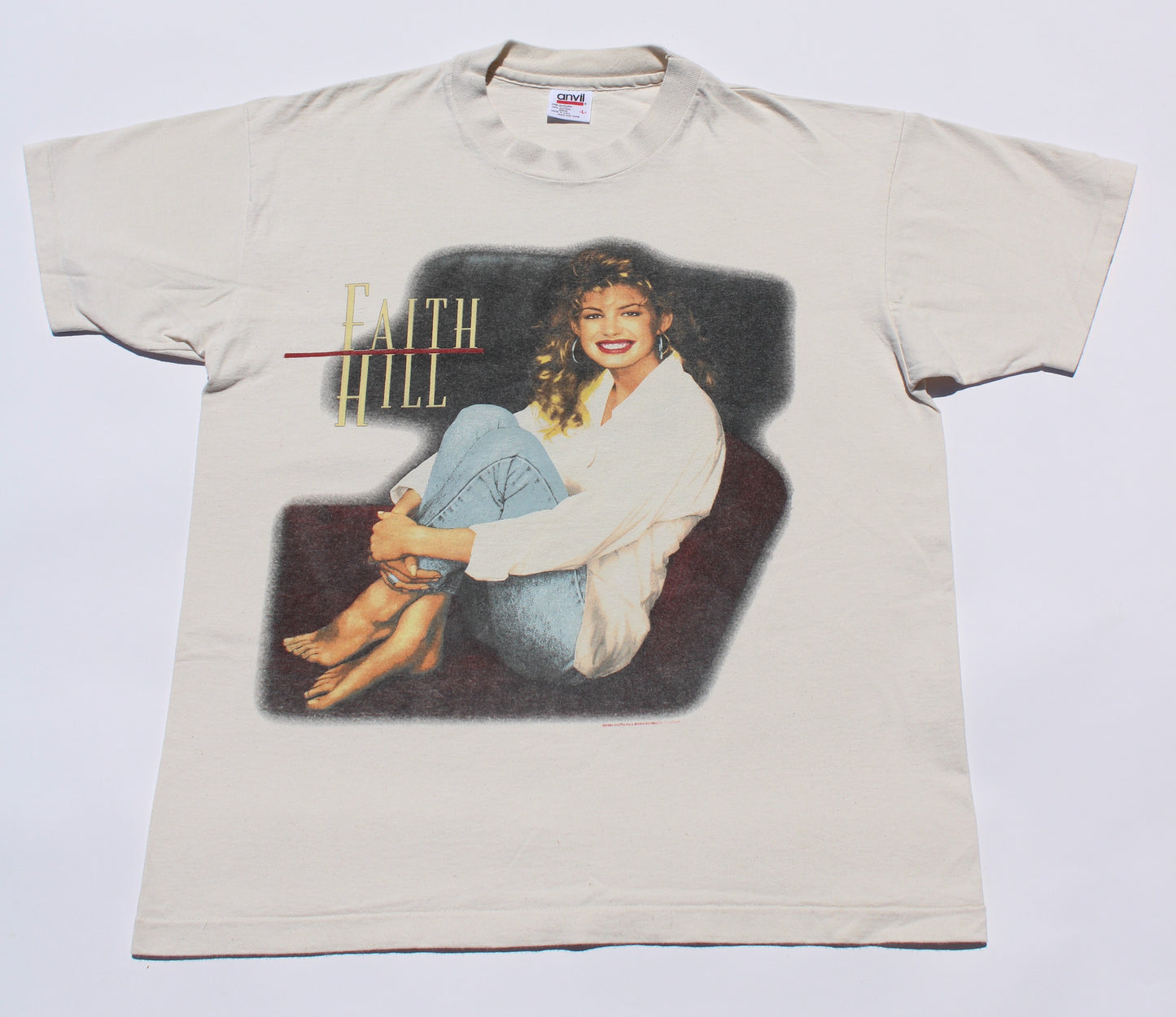 1994 Size Large Faith Hill "Take Me As I Am" Tour Tee Shirt