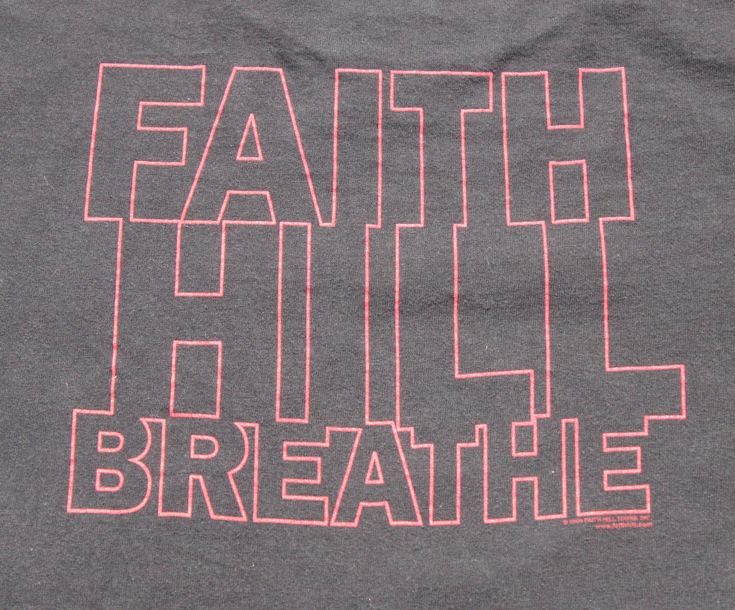 2000 Size Large Faith Hill "Breathe" Tee Shirt