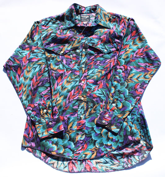 1990's Size XL Wrangler Rodeo Button Up shirt
