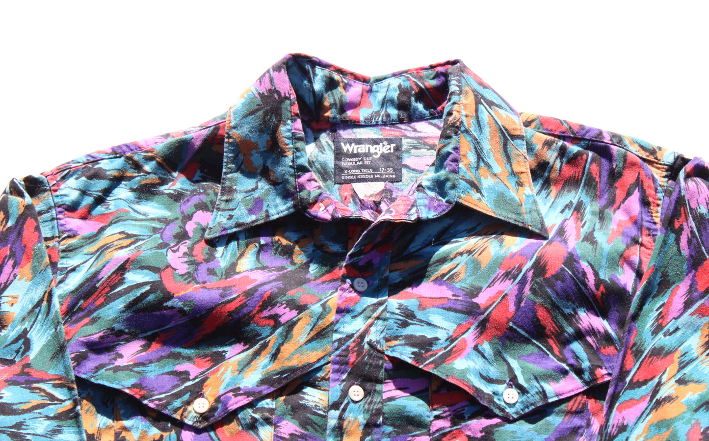 1990's Size XL Wrangler Rodeo Button Up shirt