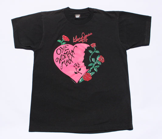 1990's Size Large George Jones "One Woman Man" Tee Shirt