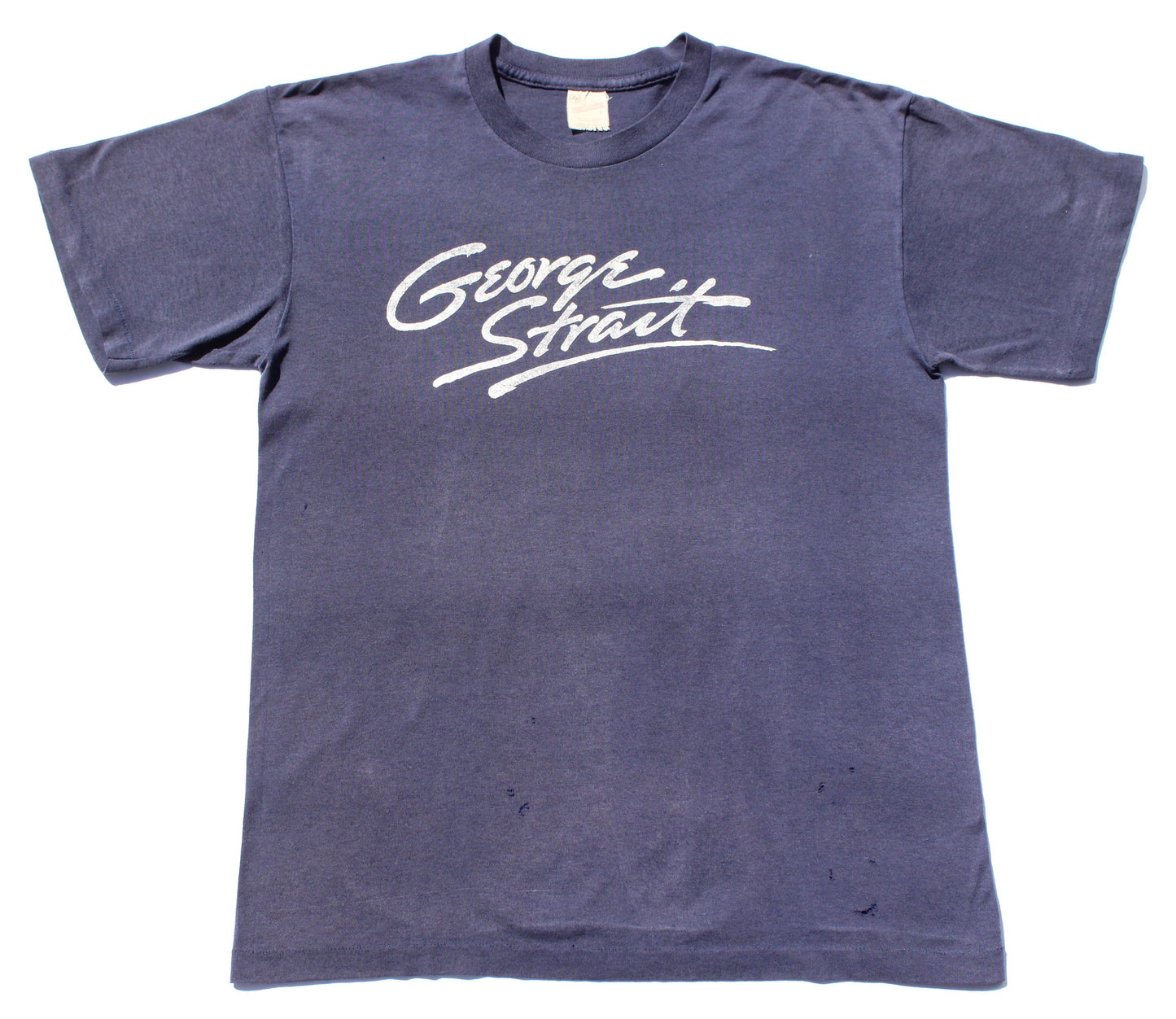 1980's Size Medium George Strait "Logo" Tee Shirt