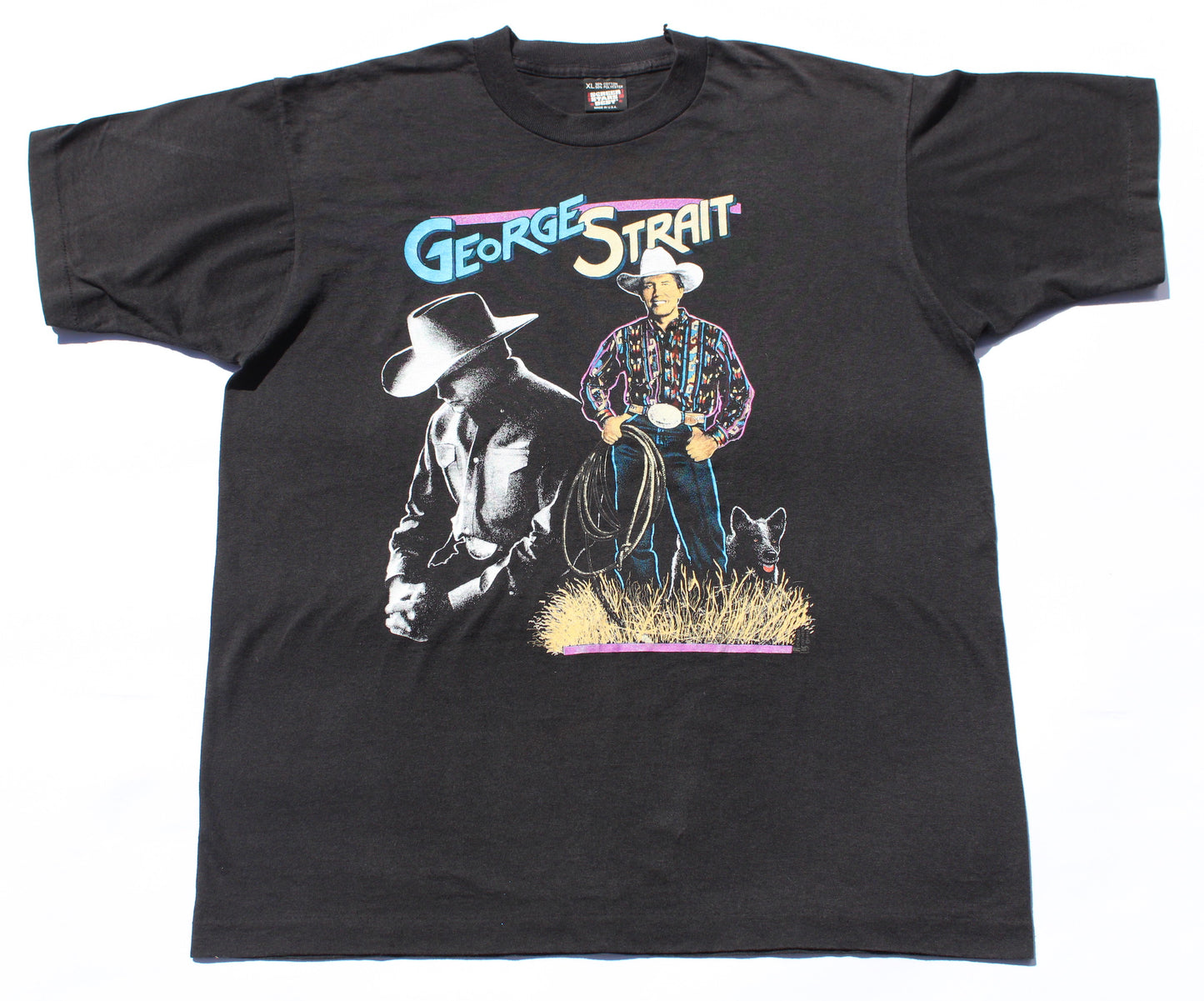 1992 Size Large George Strait "Tour" Tee Shirt