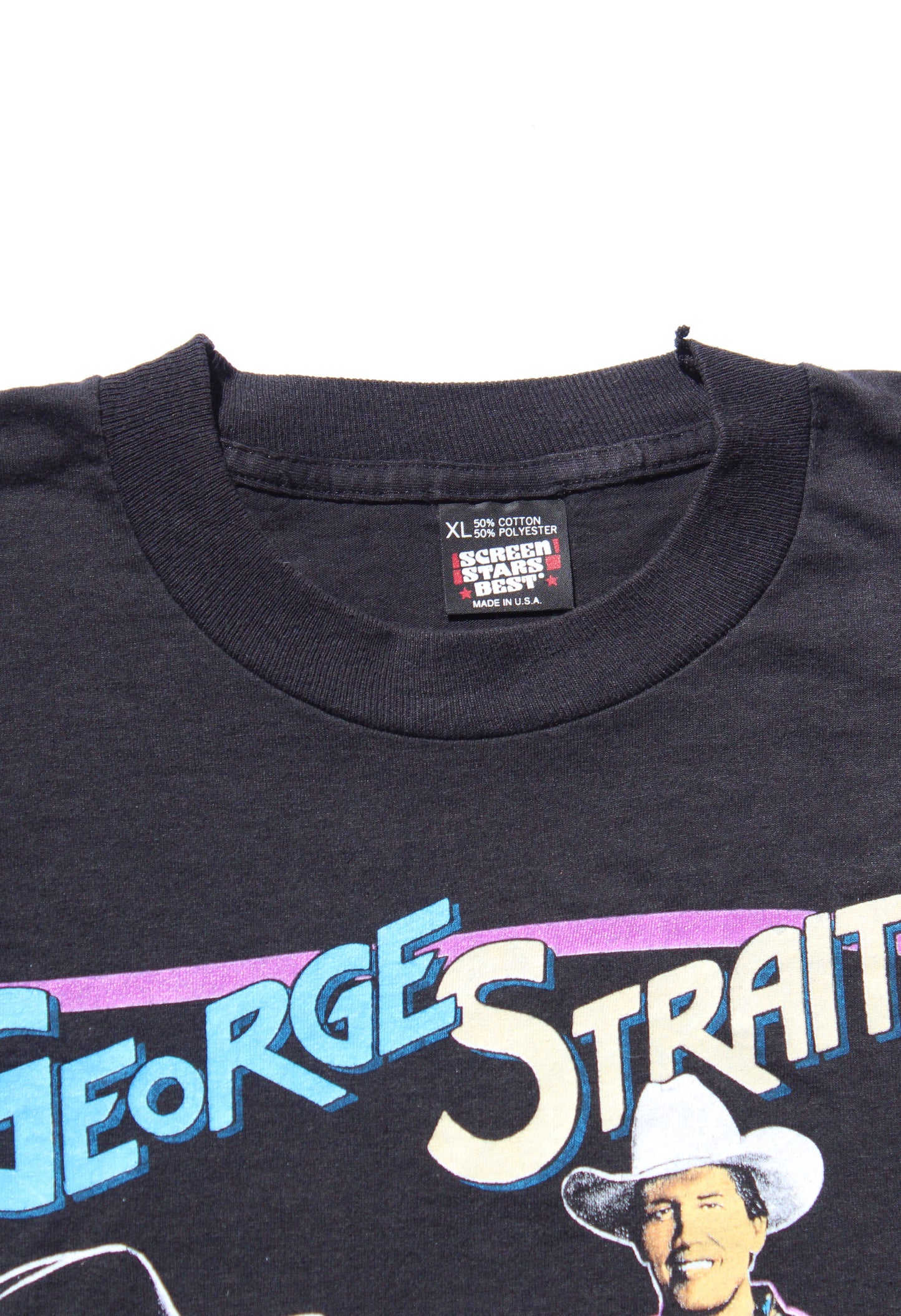 1992 Size Large George Strait "Tour" Tee Shirt