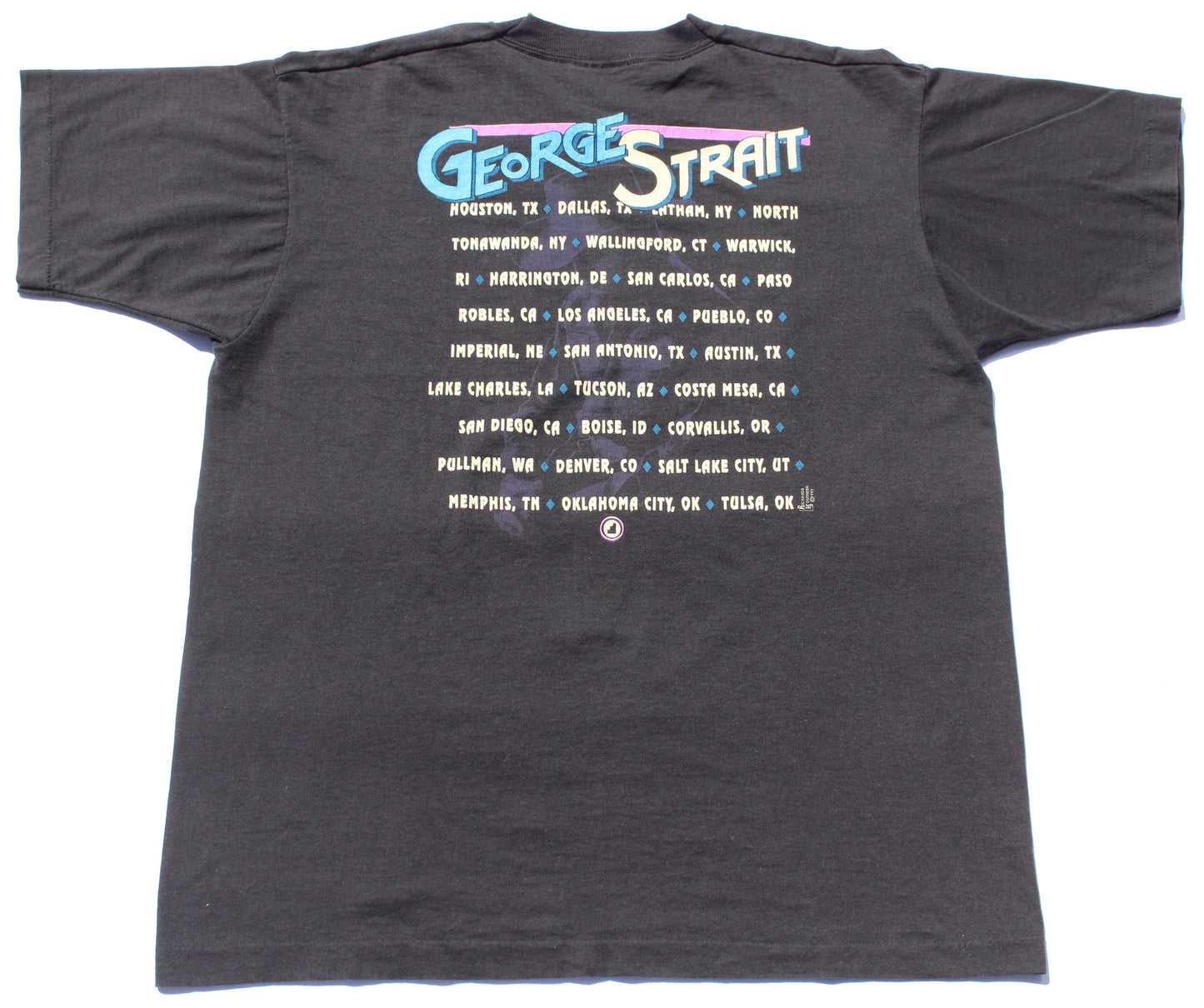 1992 Size Large George Strait "Tour" Tee Shirt