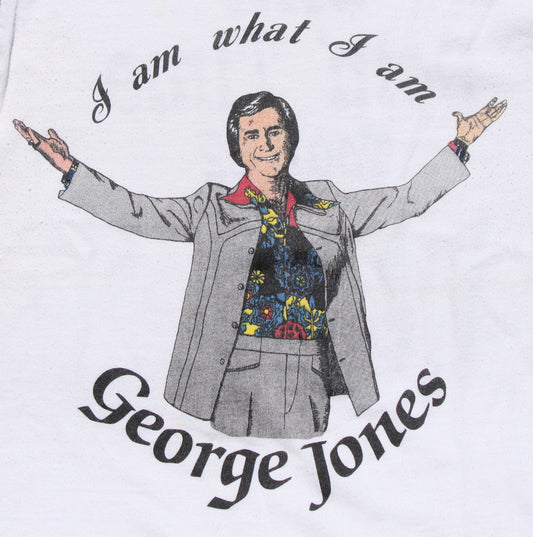1982 Size Small George Jones "I Am What I Am" Tour Tee Shirt