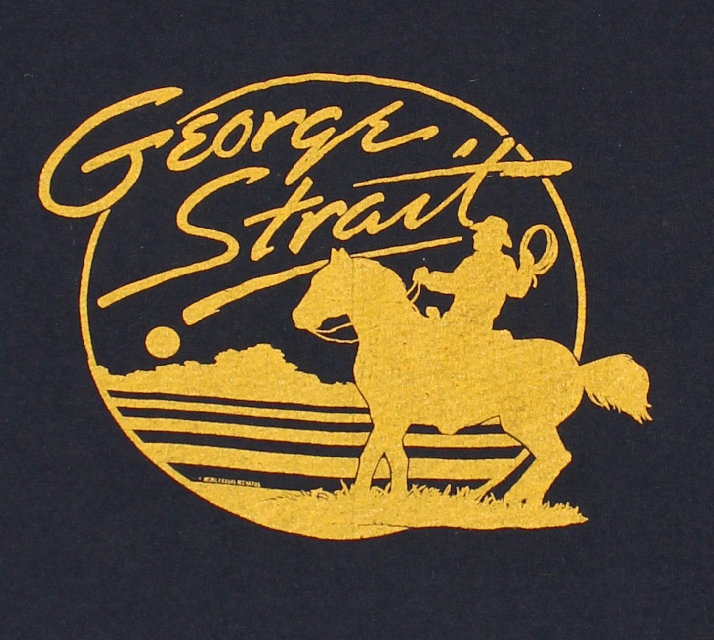 1988 Size Medium George Strait "Tour" Tee Shirt