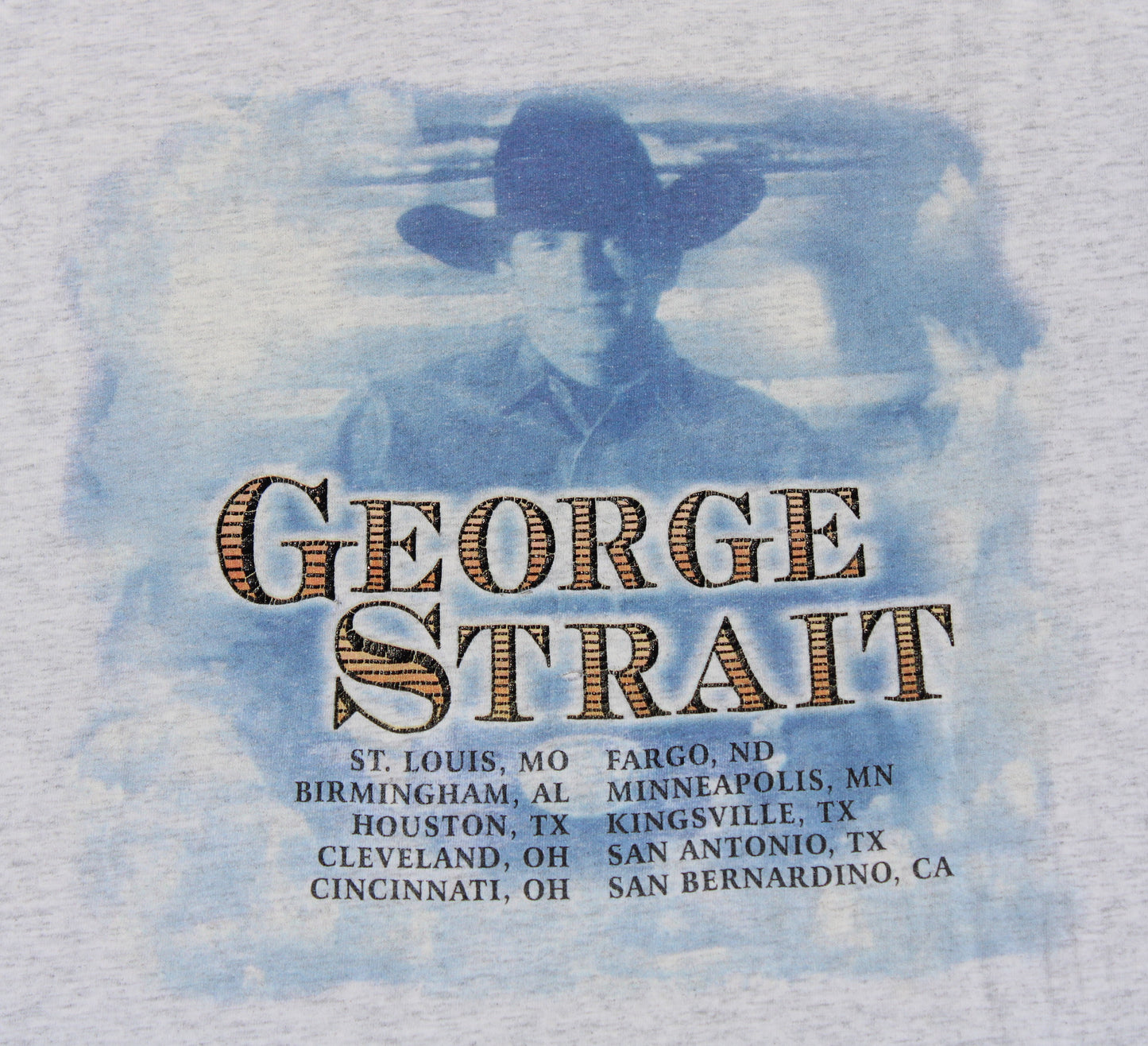 1998 Size XL George Strait "Tour" Tee Shirt