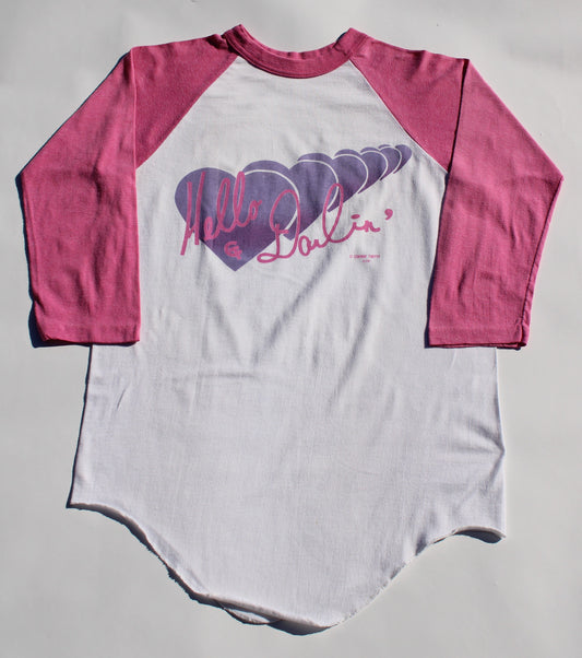 1980's Size Medium Conway Twitty "Hello Darlin" Baseball Shirt