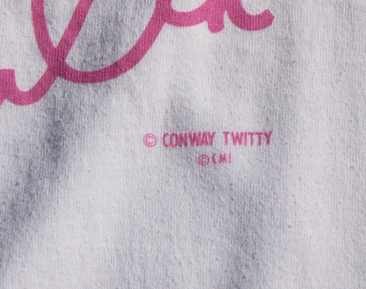 1980's Size Medium Conway Twitty "Hello Darlin" Baseball Shirt